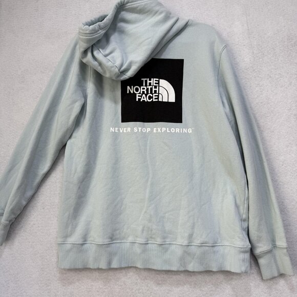 North Face Hoodie Womens Large Pullover Sweatshirt Never Stop Exploring Outdoors - Picture 10 of 12